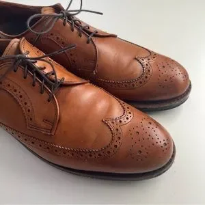 Allen Edmonds Winter Park Dress Shoe, 11.5B Allen Edmonds Mens Sz 11.5B Road Warrior Black Wing Tip  main image 4